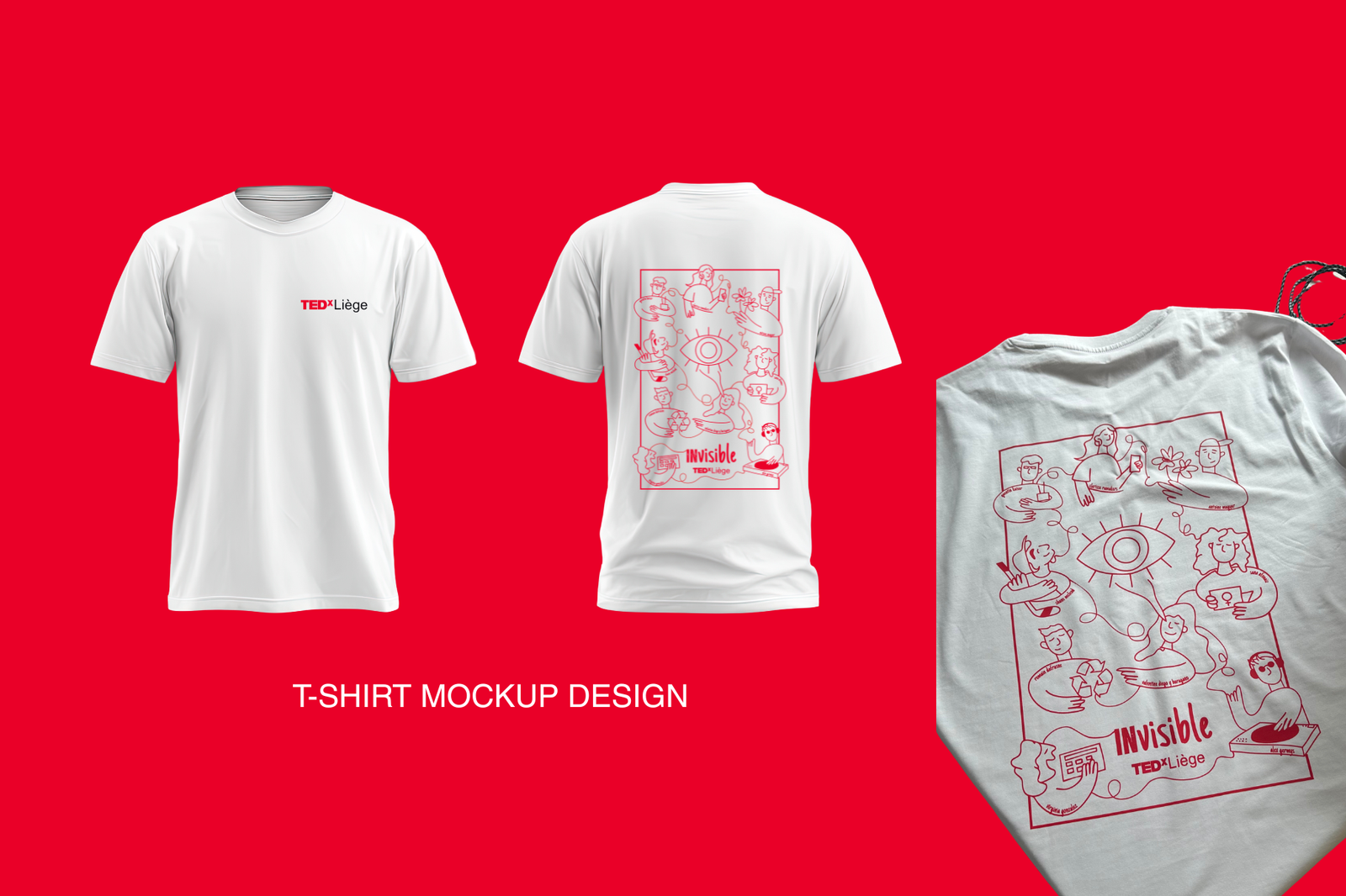 Design t-shirt TEDxLiege 2026